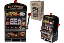 Rodes Kæmpe Spilleautomat / Slot Machine med lys, lyd og sparebøsse Discount