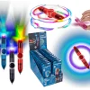 Rodes Kuglepen Gyro Spinner med LED lys – 10 cm Fashion
