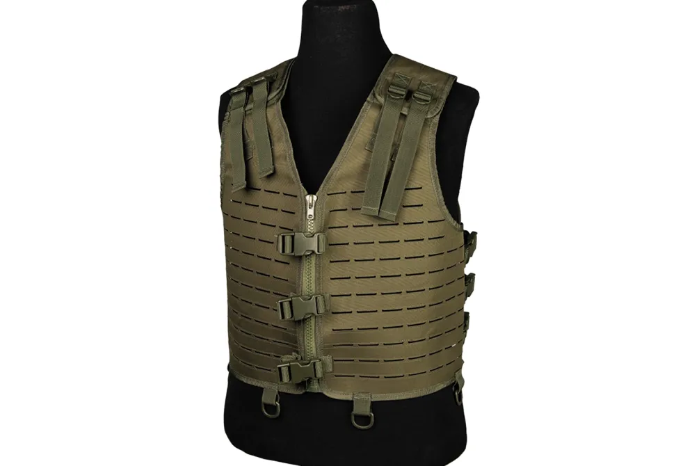 Rodes Lightweight Laser Cut Tactical Molle Vest – OD Discount