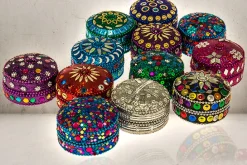Rodes Lille Smykkeskrin med palietter Multicolor – 45mm New