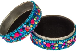 Rodes Lille Smykkeskrin med palietter Multicolor – 45mm New