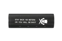 Rodes Lyddæmper Dummy – 100mm x 32mm Hot