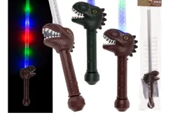 Rodes Lys Sværd med LED – Dinosaur Hot