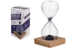 Rodes Magnetisk Timeglas m. Blåt Sand Clearance