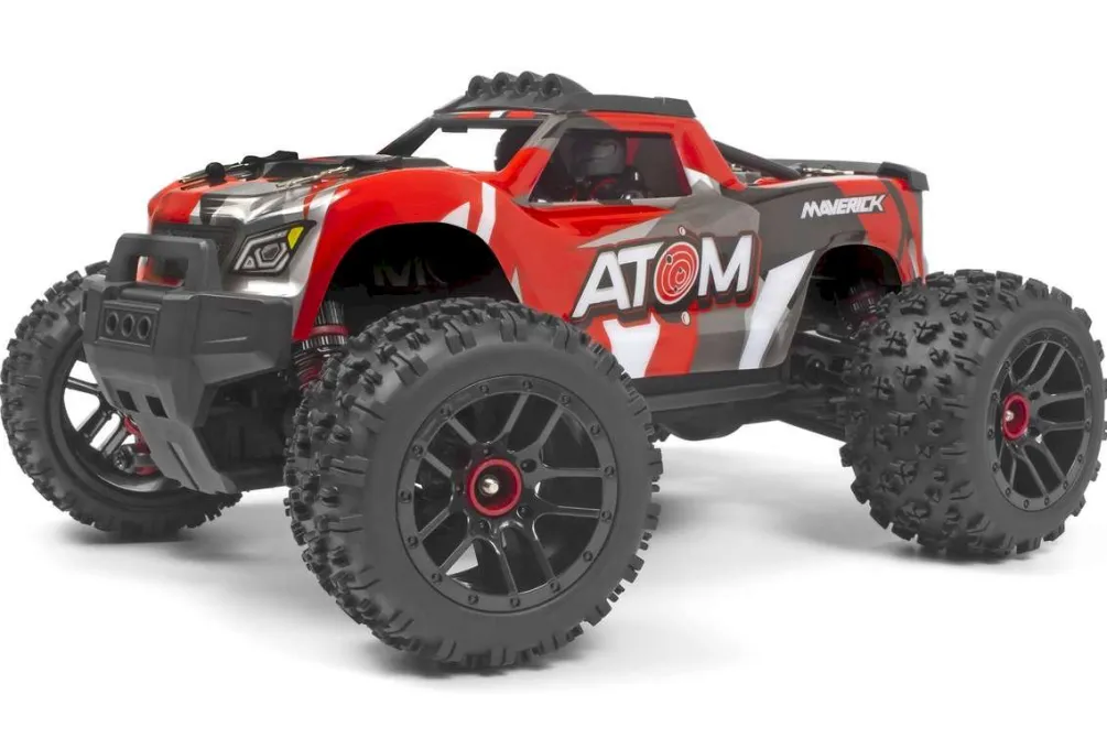 Rodes Maverick Atom Fjernstyret Bil 1:18 Kompletsæt – Rød 30 km/t Fashion