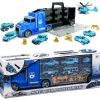 Rodes Mega Police truck / Autotransporter – Med 6 metalbiler mm – 42 cm Sale