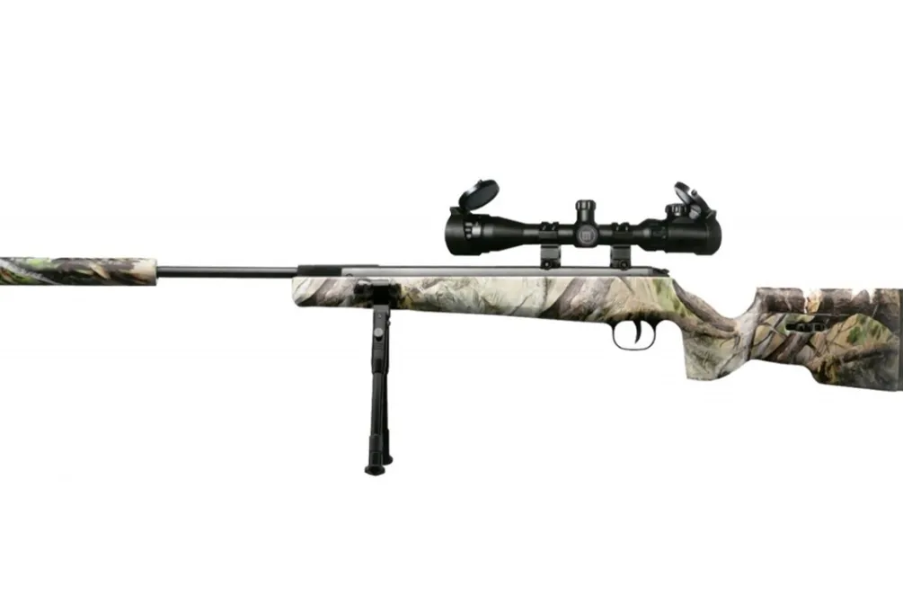 Rodes Milbro Target Master Camo (4.5mm) – Med Kikkert, Bipods og Silencer Clearance