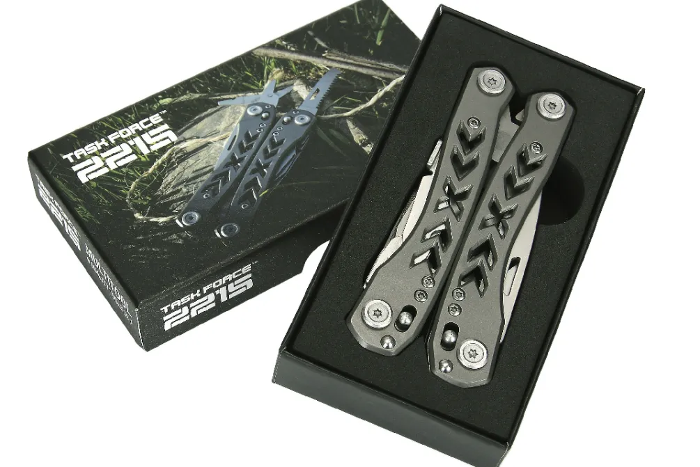 Rodes Multitool Stålkniv – 9 funktioner Fashion