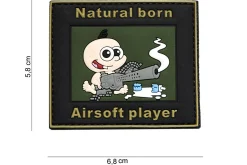 Rodes Natural Born Airsoft Player #36 Patch Hot