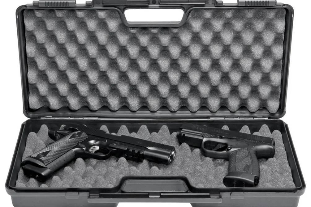 Rodes Pistolkuffert – Stor med skum – 46 cm Hot