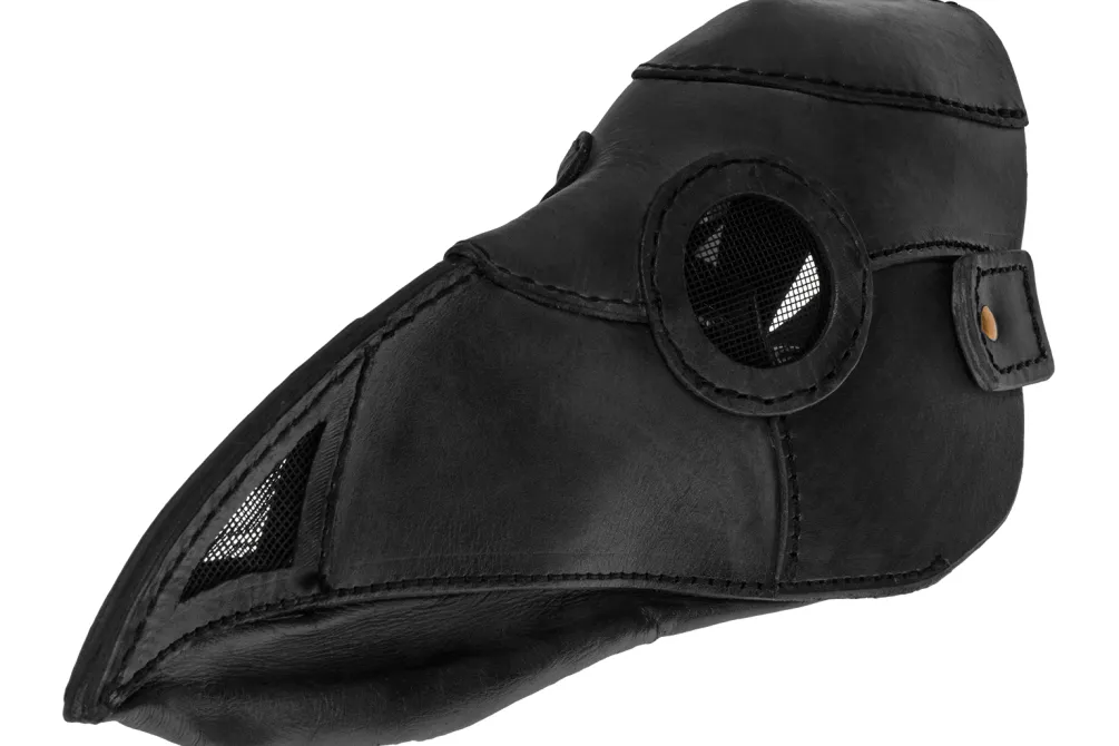 Rodes Plague Doctor Mask Leather – Black Online