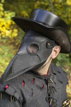 Rodes Plague Doctor Mask Leather – Black Online