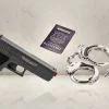 Rodes Politi pistol med lyd og tilbehør Online