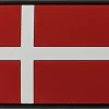 Rodes PVC Dannebrog Flag / Denmark #1 Patch – 3D New