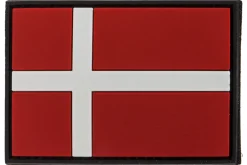 Rodes PVC Dannebrog Flag / Denmark #1 Patch – 3D New