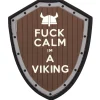 Rodes PVC Fuck Calm I’m a Viking Brown #5 Patch Clearance