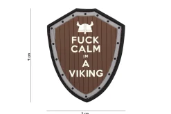 Rodes PVC Fuck Calm I’m a Viking Brown #5 Patch Clearance