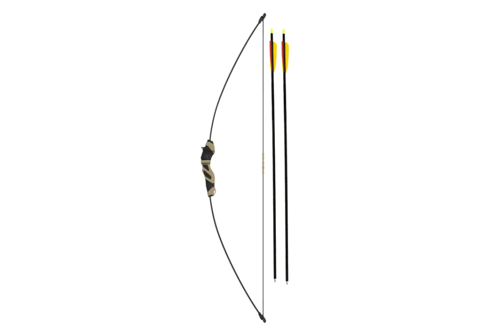 Rodes Recurve bue sæt Quicksilver Barnett 15-20 pund – Camouflage Hot
