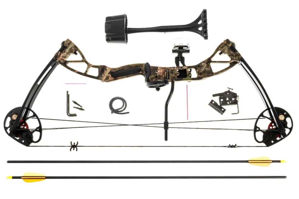 Rodes Rex Pro Camo Compound bue 20-65 LB – Kompletsæt Sale