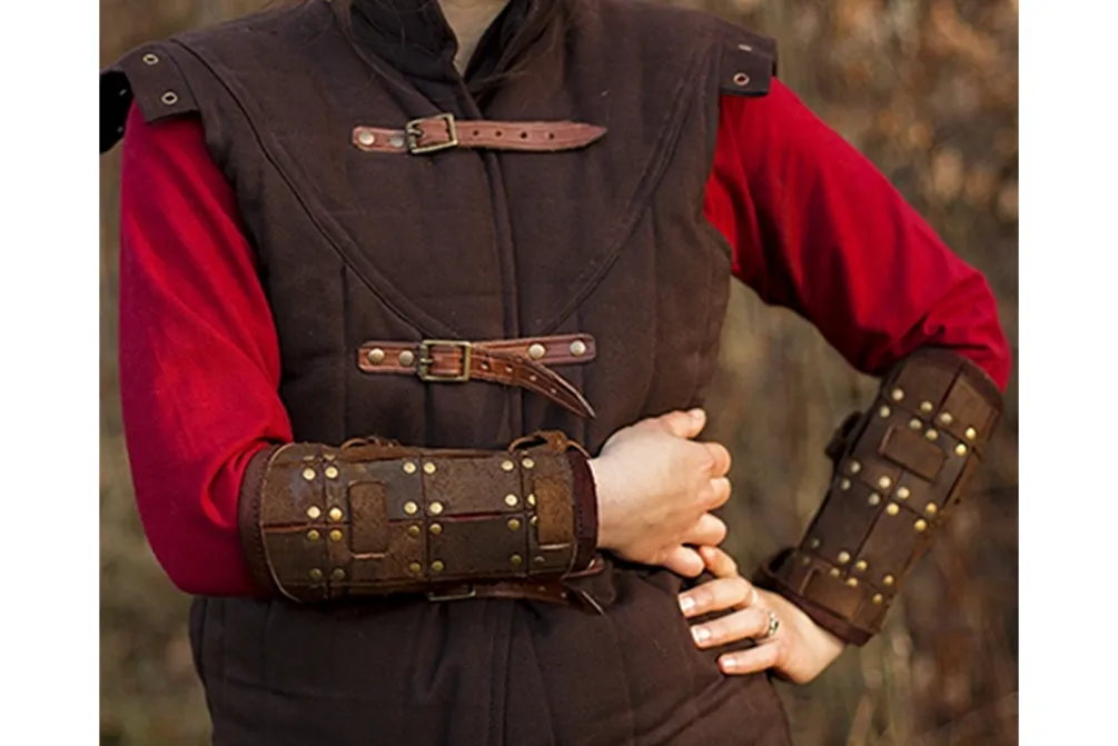 Rodes RFB Fighter Bracers junior 2 stk. – Brun Clearance