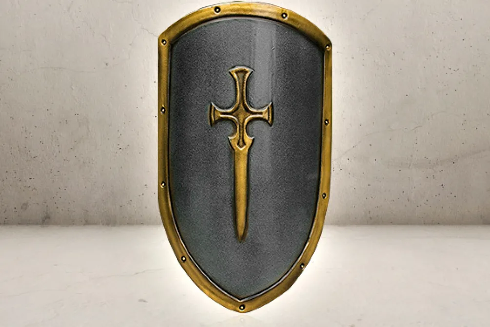 Rodes RFB Kite Shield Sword – 60 x 36cm New