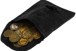 Rodes Rollespils Pung med 20x Coins Sort Online
