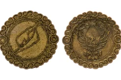 Rodes Rollespils Pung med 20x Coins Sort Clearance