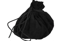 Rodes Round Bag / Skindpung stor rund – sort Sale