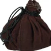 Rodes Round Bag / Skindpung stor rund – Brun Fashion