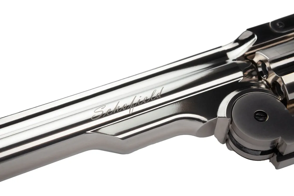 Rodes Schofield CO2 Full metal 6″ Revolver – Silver Best