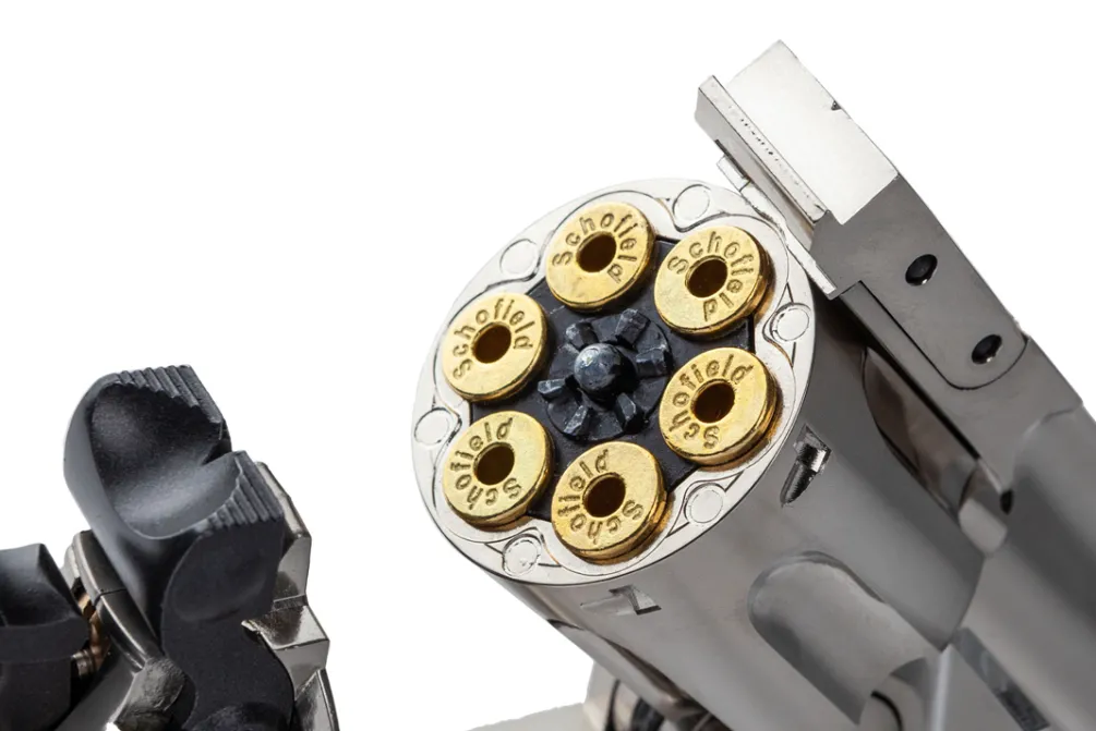 Rodes Schofield CO2 Full metal 6″ Revolver – Silver Best