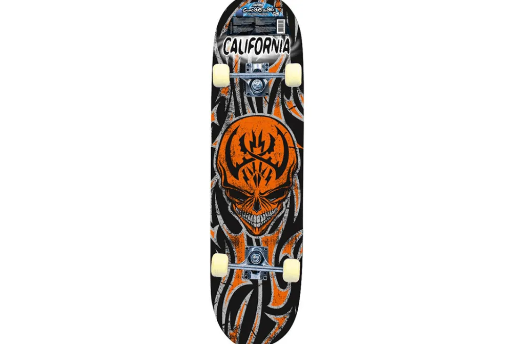 Rodes Skateboard Fire Skull / Wood/alu – 79 cm Discount