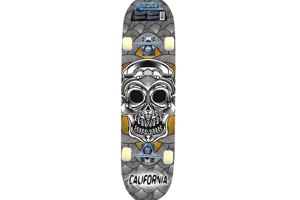 Rodes Skateboard mexican skull / Wood/alu – 79 cm Discount
