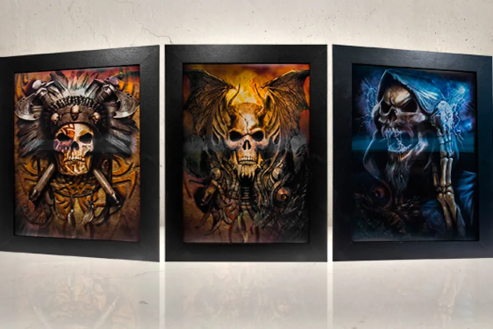 Rodes Skeletons 3D Hologram Billede Discount