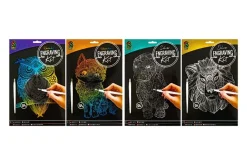 Rodes Skraverings Kunst Ugle – A4 Outlet
