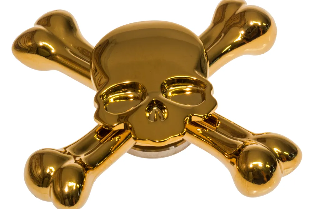 Rodes Skull Fidget Spinner – Golden Sale