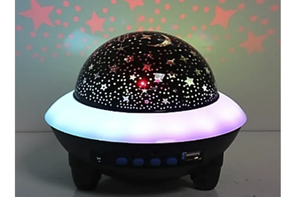 Rodes Sky Star Projektor m. Bluetooth og fjernbetjening New