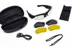 Rodes Skydebrille Crosman med kamera / AimCAm – Sort Fashion