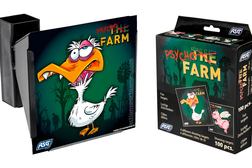 Rodes Skydekasse sæt & Psyco Farm Targets- Bundle Best