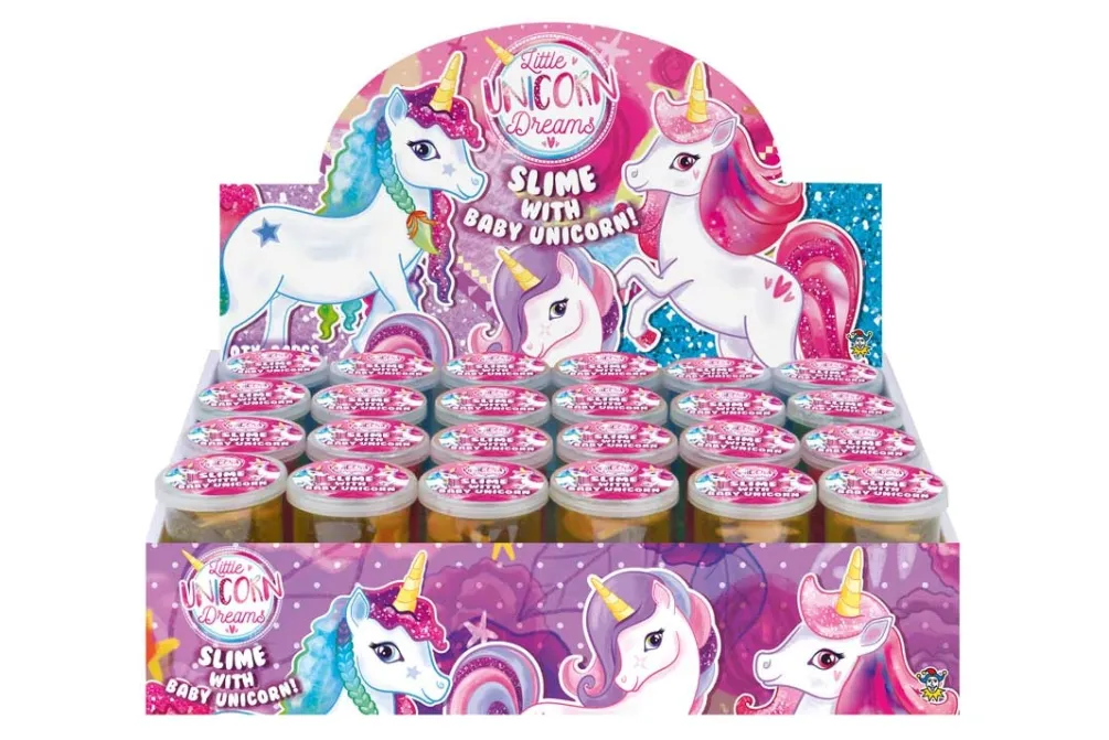 Rodes Slime Clear with Unicorn / enhjørning slime New