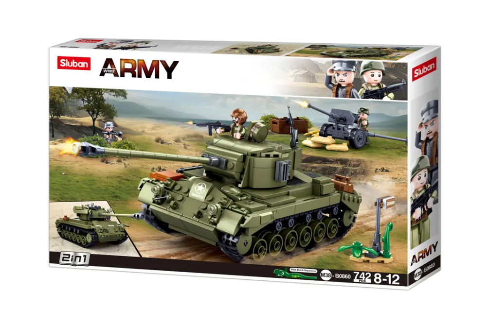 Rodes Sluban Allied tank 2in1 – 742 dele Best