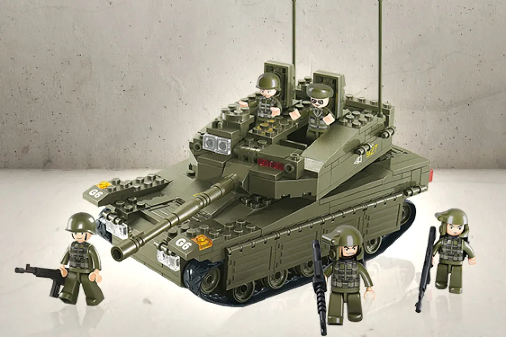 Rodes Sluban Army Tank XL – Inkl. 5 figurer og våben Discount