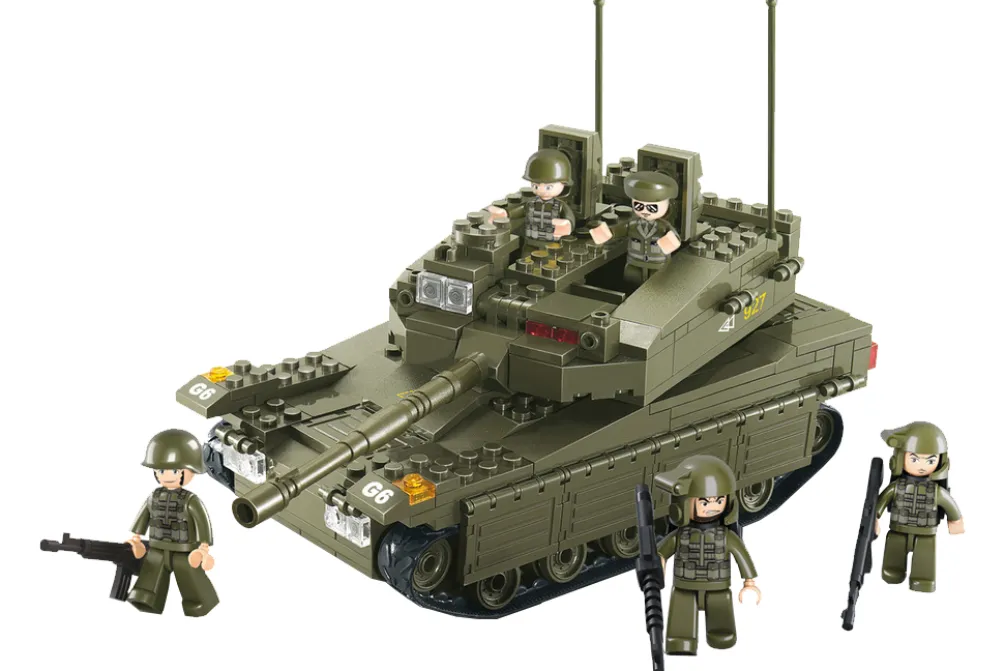 Rodes Sluban Army Tank XL – Inkl. 5 figurer og våben Discount