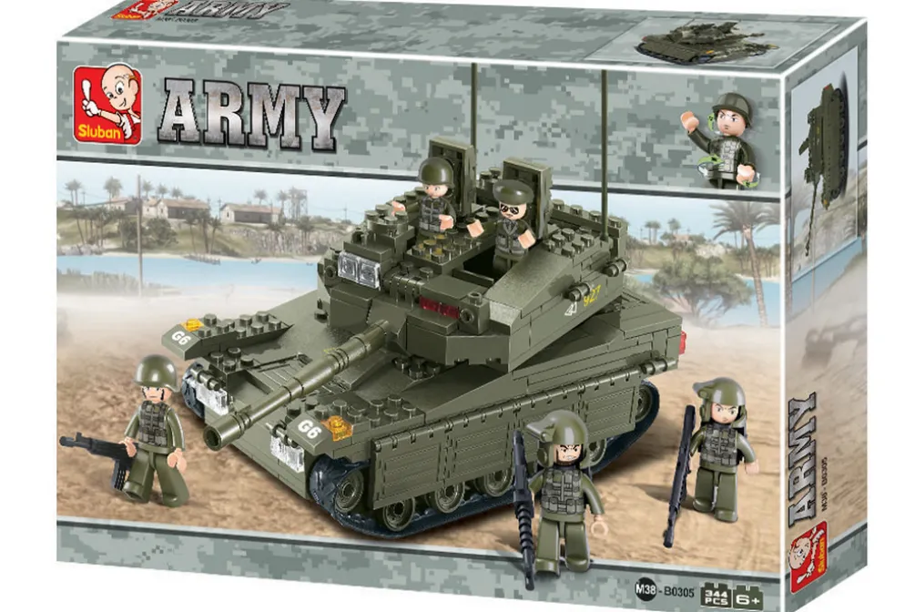 Rodes Sluban Army Tank XL – Inkl. 5 figurer og våben Discount
