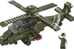 Rodes Sluban Attack helikopter med to figurer – 199 klodser Online