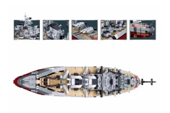 Rodes Sluban Giga Bismarck Battleship – 1849 dele Online