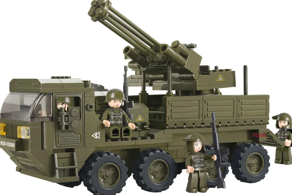 Rodes Sluban Heavy Anti Aircraft Truck – Inkl. 4 figurer – 306 klodser Outlet