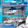 Rodes Speedcar sæt – Politi helikopter og 2 Politi Biler Fashion