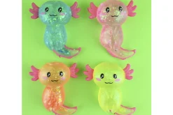 Rodes Squishy Axolotl / padde Glitter – 120mm Clearance