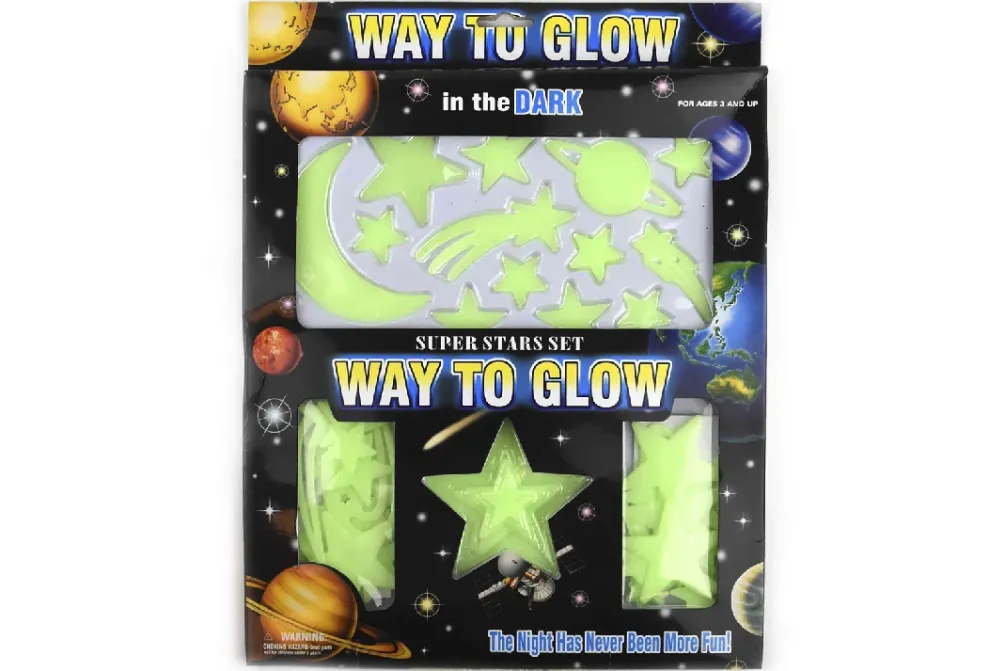 Rodes Stjerner Glow In The Dark Klistermærker Sale